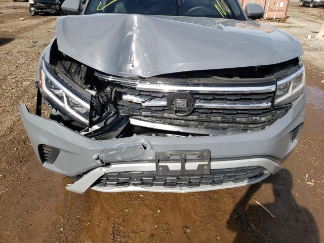 1V2HE2CA5NC208707 - 2022 VOLKSWAGEN ATLAS CROS Մոխրագույն լուսանկար 9