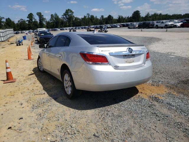 1G4GD5GR5CF322280 - 2012 BUICK LACROSSE P SILVER photo 3