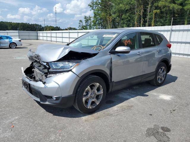 JHLRW2H89KX005951 - 2019 HONDA CR-V EXL SILVER photo 2