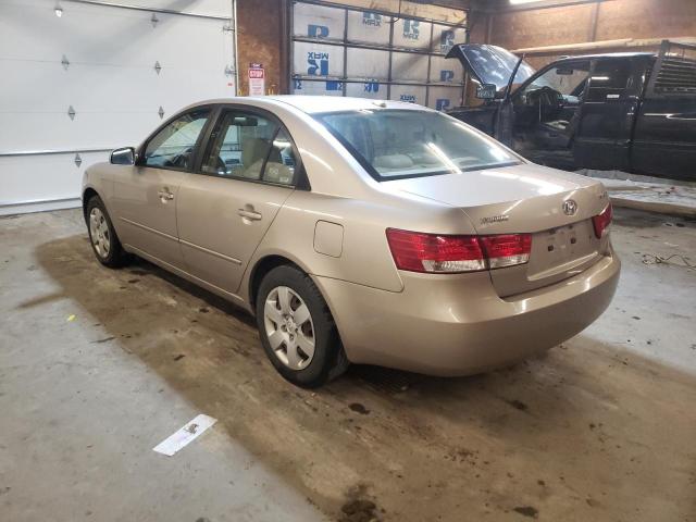 5NPET46C68H390560 - 2008 HYUNDAI SONATA GLS BEIGE photo 3