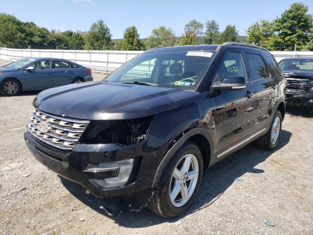 1FM5K8D87HGB37269 - 2017 FORD EXPLORER X BLACK photo 2