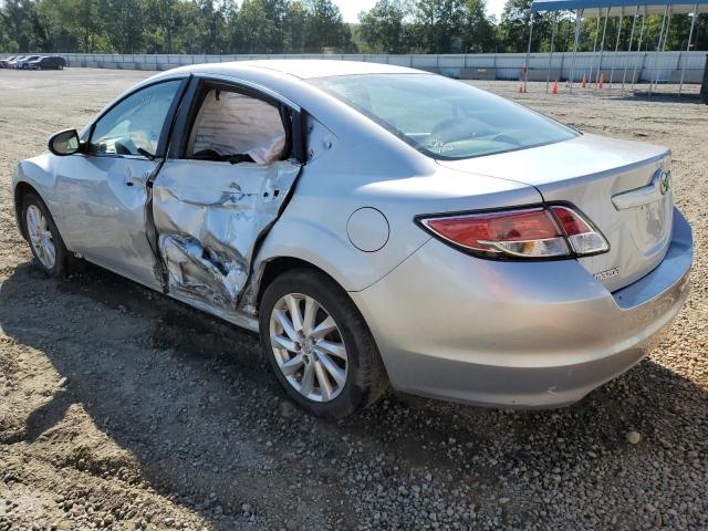 1YVHZ8DH8C5M23563 - 2012 MAZDA 6 I SILVER photo 3