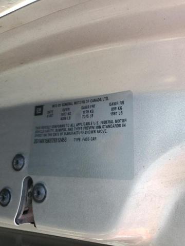 2G1WK15K979312458 - 2007 CHEVROLET MONTE CARL ვერცხლისფერი ფოტო 10