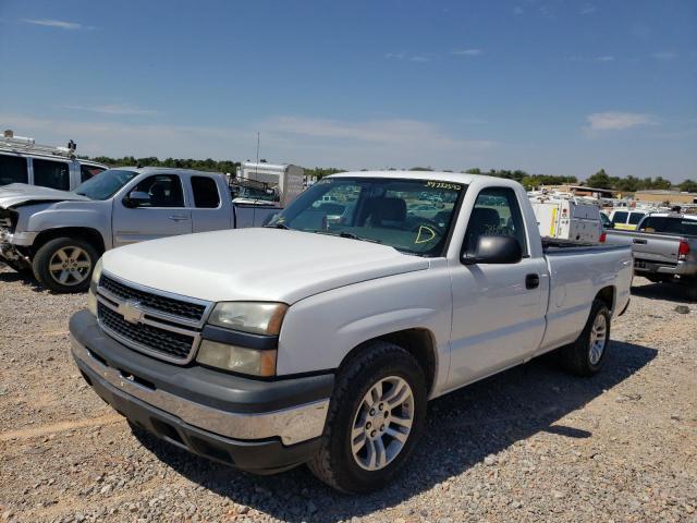 3GCEC14V16G151832 - 2006 CHEVROLET SILVER1500 WHITE photo 2