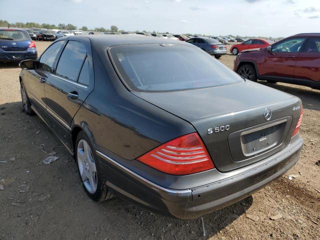 WDBNG84J14A408394 - 2004 MERCEDES-BENZ S 500 4MAT GRAY photo 3