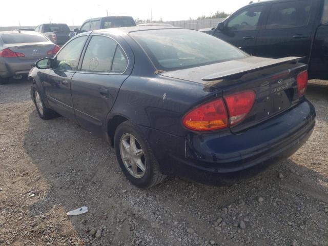 1G3NL52E71C239211 - 2001 OLDSMOBILE ALERO GL BLUE photo 3