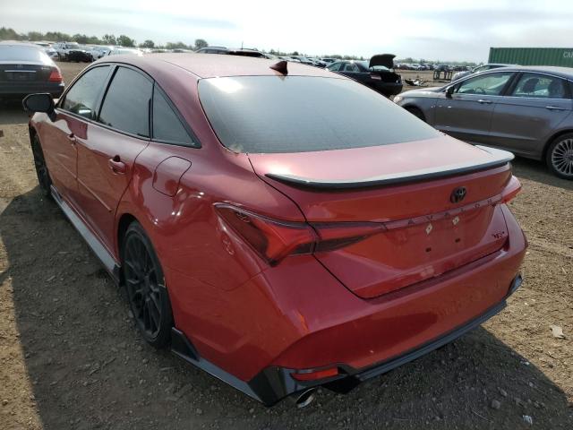 4T1FZ1FB3LU056070 - 2020 TOYOTA AVALON XSE RED photo 3