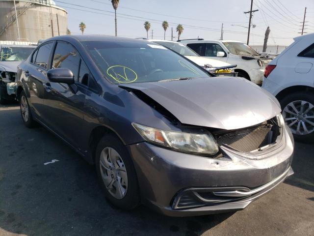 2HGFB2F5XFH541775 - 2015 HONDA CIVIC LX GRAY photo 1