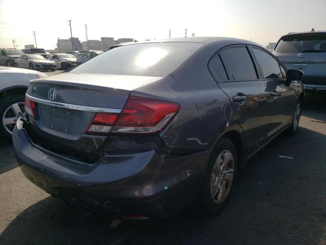 2HGFB2F5XFH541775 - 2015 HONDA CIVIC LX GRAY photo 4