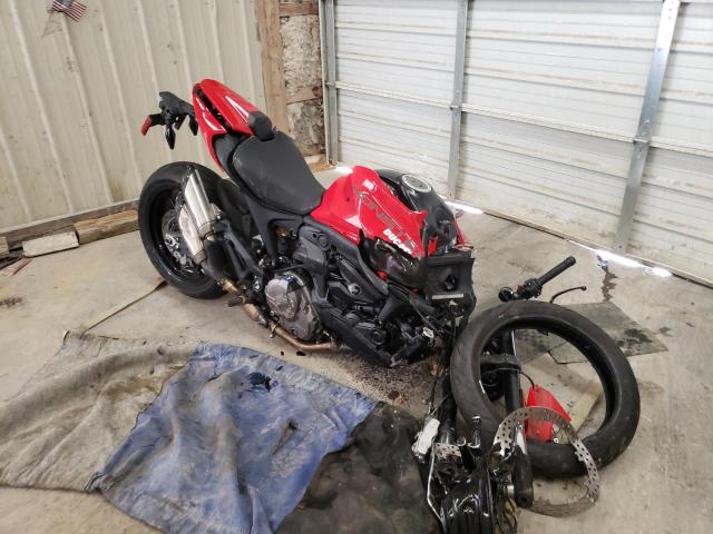 ZDMMAMDT2NB006554 - 2022 DUCATI MONSTER RED photo 1