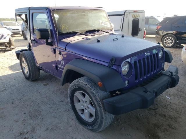1C4AJWAG0JL867205 - 2018 JEEP WRANGLER S PURPLE photo 1