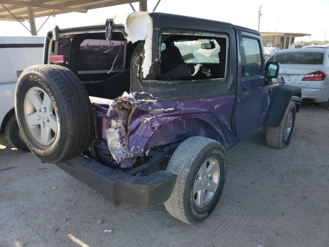 1C4AJWAG0JL867205 - 2018 JEEP WRANGLER S PURPLE photo 4