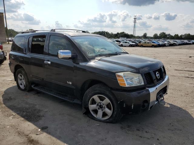 5N1AA08B06N742168 - 2006 NISSAN ARMADA SE BLACK photo 1