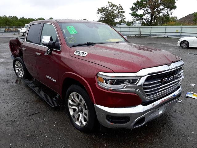 1C6SRFKT4KN679261 - 2019 RAM 1500 LONGH MAROON photo 1