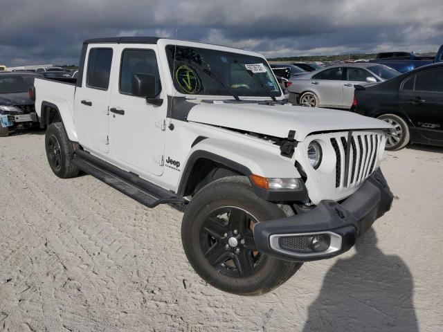 1C6HJTAG5LL212822 - 2020 JEEP GLADIATOR WHITE photo 1