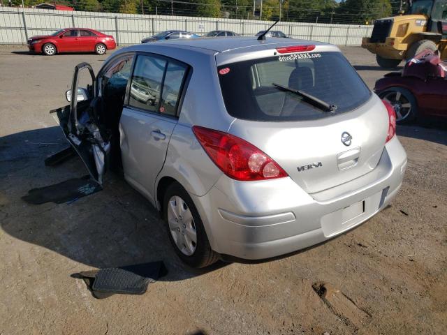 3N1BC1CP6CK215543 - 2012 NISSAN VERSA S SILVER photo 3