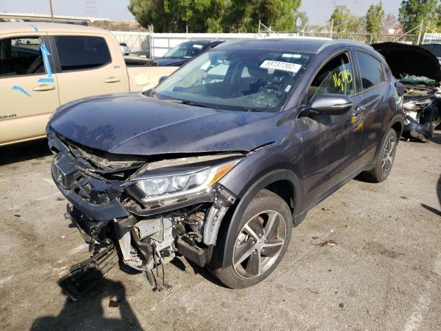 3CZRU6H5XMM756639 - 2021 HONDA HR-V EX GRAY photo 2