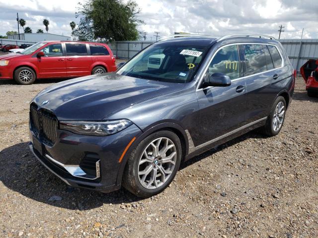 5UXCW2C05L9B56765 - 2020 BMW X7 XDRIVE4 GRAY photo 2