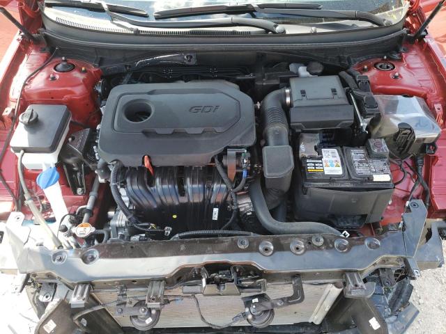 5NPE34AF8KH793481 - 2019 HYUNDAI SONATA LIM RED photo 7