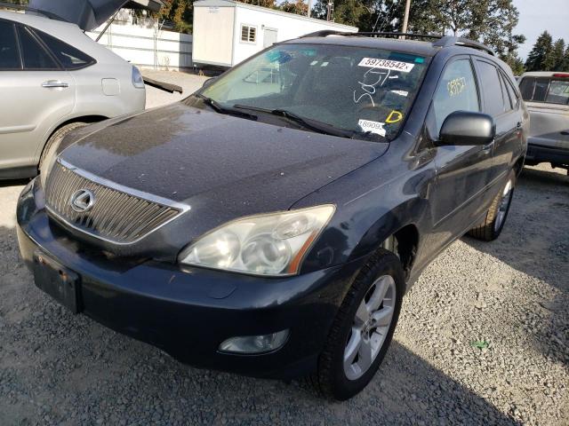 2T2HA31U75C087245 - 2005 LEXUS RX 330 GRAY photo 2