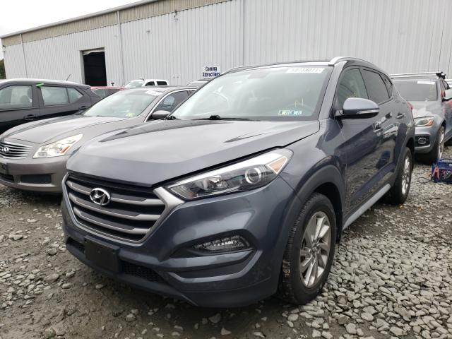 KM8J3CA44JU680439 - 2018 HYUNDAI TUCSON SEL GRAY photo 2