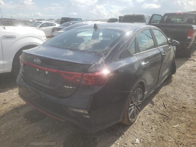 3KPF44AC5ME333063 - 2021 KIA FORTE GT BLACK photo 4