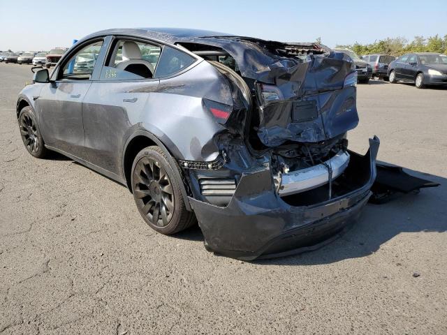 7SAYGDEE4NF345831 - 2022 TESLA MODEL Y Графитовый фото 3