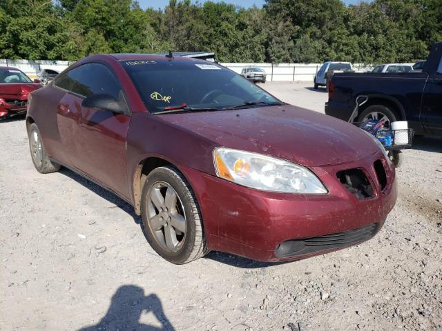 1G2ZH17N784188323 - 2008 PONTIAC G6 GT MAROON photo 1