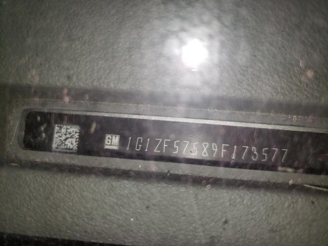 1G1ZF57589F173577 - 2009 CHEVROLET MALIBU HYB 银色 照片 10