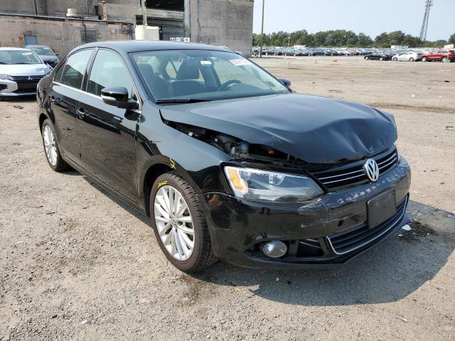 3VWLP7AJ9DM393862 - 2013 VOLKSWAGEN JETTA SEL BLACK photo 1