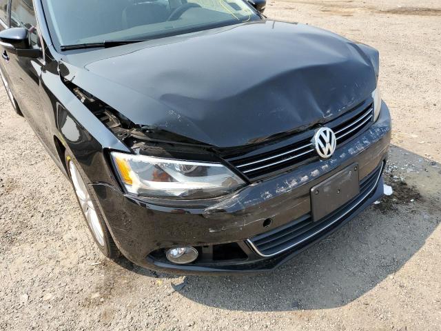 3VWLP7AJ9DM393862 - 2013 VOLKSWAGEN JETTA SEL BLACK photo 9