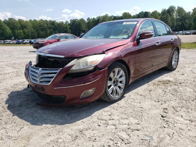 KMHGC4DE6AU077531 - 2010 HYUNDAI GENESIS 3. BURGUNDY photo 2