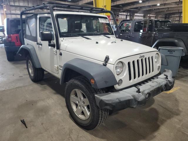 1C4AJWAG2GL224041 - 2016 JEEP WRANGLER S WHITE photo 1