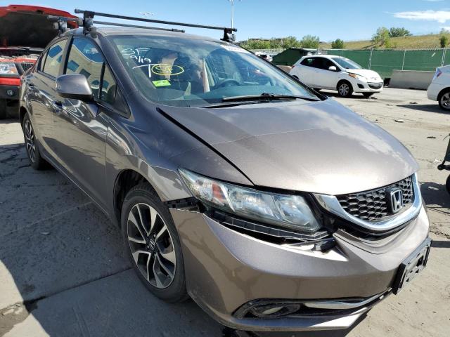 2HGFB2F92DH543553 - 2013 HONDA CIVIC EXL Qəhvəyi foto 1