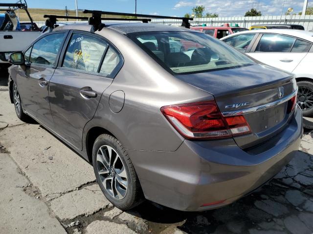 2HGFB2F92DH543553 - 2013 HONDA CIVIC EXL Qəhvəyi foto 3