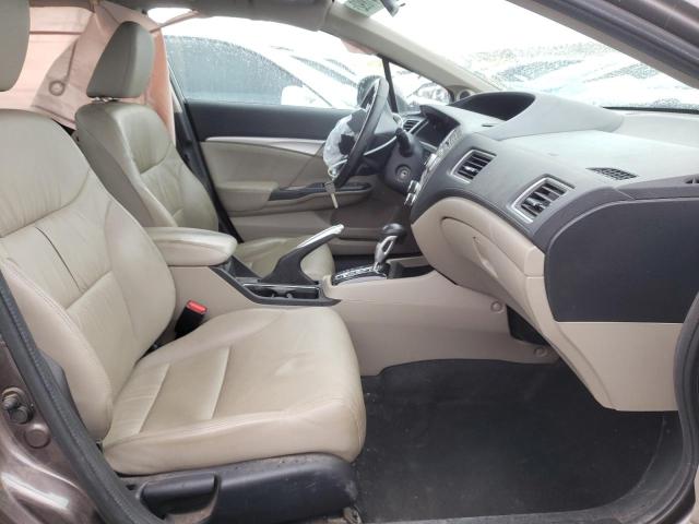 2HGFB2F92DH543553 - 2013 HONDA CIVIC EXL Qəhvəyi foto 5