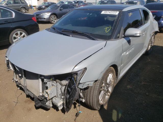 JTKJF5C79C3034586 - 2012 TOYOTA SCION TC ნაცრისფერი ფოტო 2