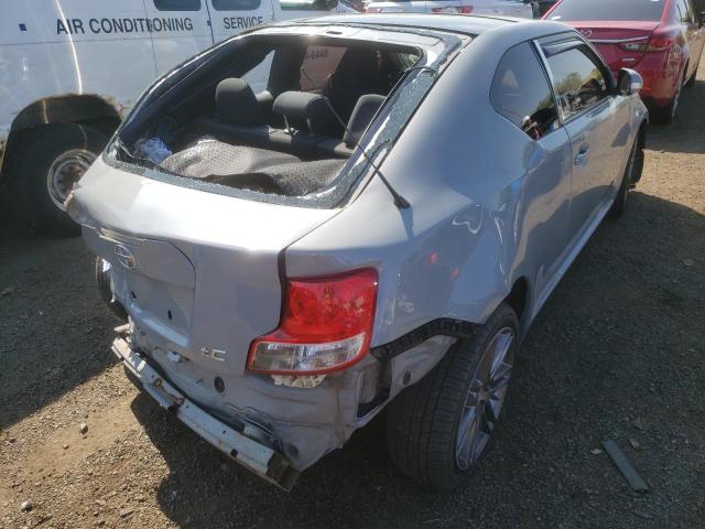 JTKJF5C79C3034586 - 2012 TOYOTA SCION TC ნაცრისფერი ფოტო 4
