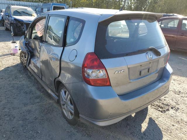 JHMGD38647S038146 - 2007 HONDA FIT S SILVER photo 3