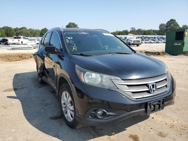 JHLRM4H75CC026636 - 2012 HONDA CR-V EXL BLACK photo 1