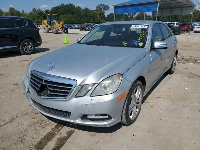 WDDHF2EB5BA386747 - 2011 MERCEDES-BENZ E 350 BLUE SILVER photo 2