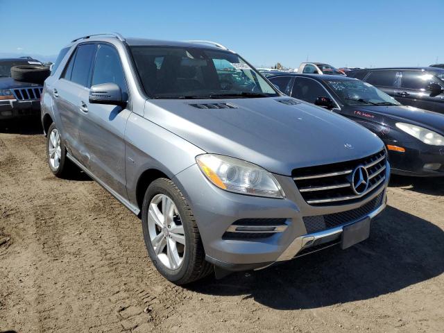 4JGDA5HB3CA003566 - 2012 MERCEDES-BENZ ML 350 4MA SILVER photo 1