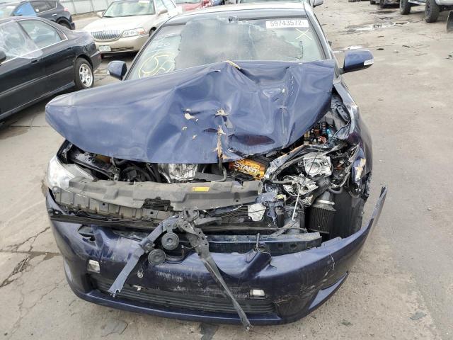 JTKJF5C70B3020980 - 2011 TOYOTA SCION TC BLUE photo 9