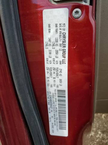 2C4RVABG9CR354327 - 2012 VOLKSWAGEN ROUTAN SE RED photo 10