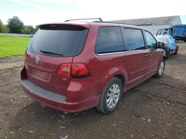 2C4RVABG9CR354327 - 2012 VOLKSWAGEN ROUTAN SE RED photo 4