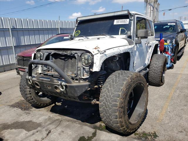 1J4AA2D16BL536673 - 2011 JEEP WRANGLER S WHITE photo 2