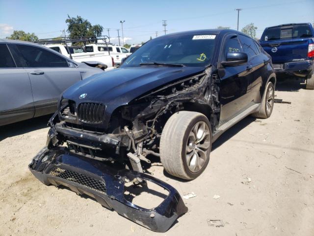 5UXFG8C5XDL591825 - 2013 BMW X6 XDRIVE5 Czarny zdjęcie 2