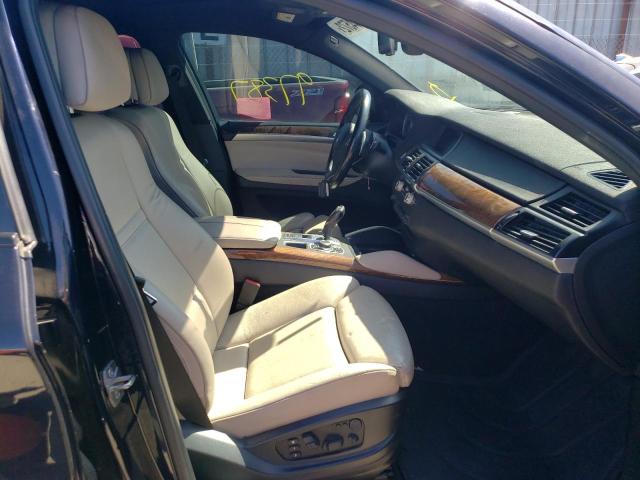 5UXFG8C5XDL591825 - 2013 BMW X6 XDRIVE5 Czarny zdjęcie 5