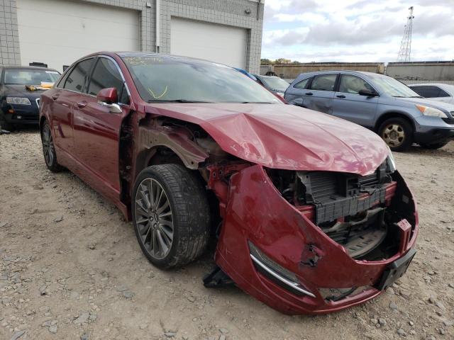 3LN6L2LUXER810797 - 2014 LINCOLN MKZ HYBRID RED photo 1