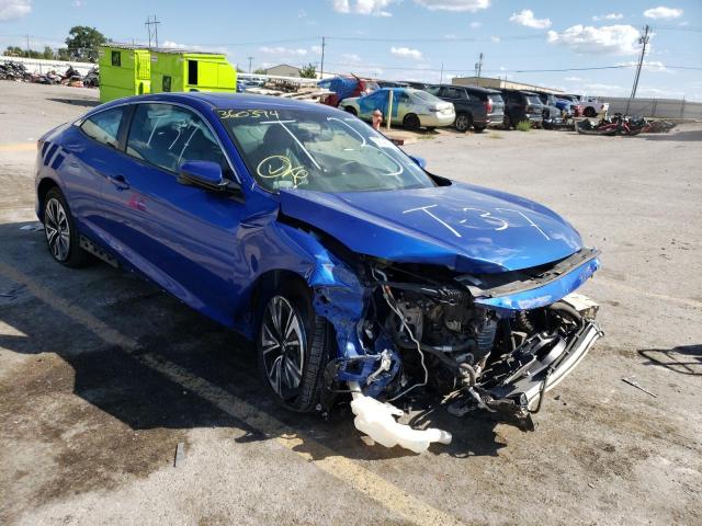 2HGFC3B78GH360394 - 2016 HONDA CIVIC EXL ლურჯი ფოტო 1